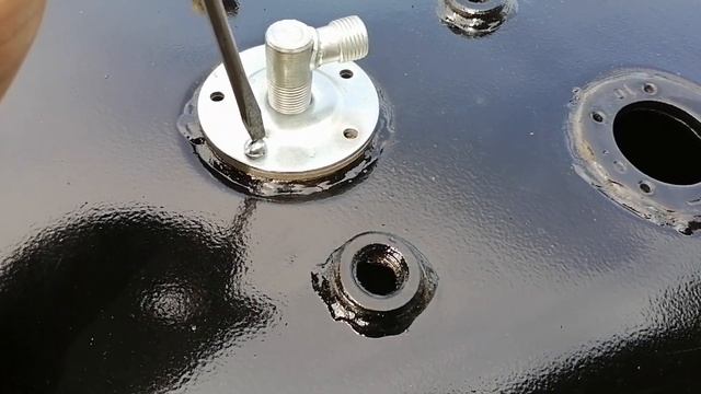 Установка бака