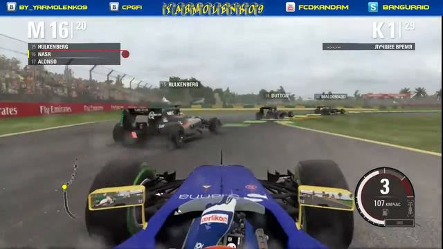 F1 2015. Career Mode #1. Sauber F1 Team. Australian Grand-Prix