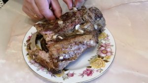 Ребра запечённые в печи.
