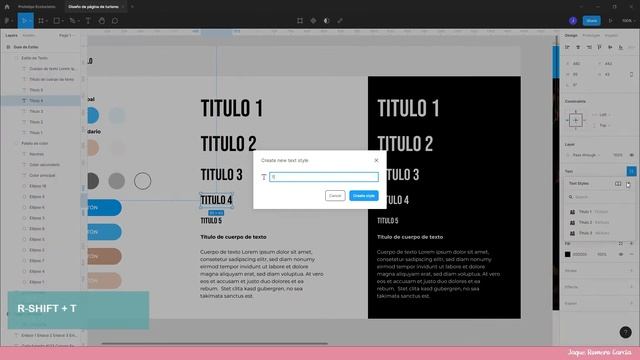 Crear estilos de texto y color en Figma смотреть онлайн