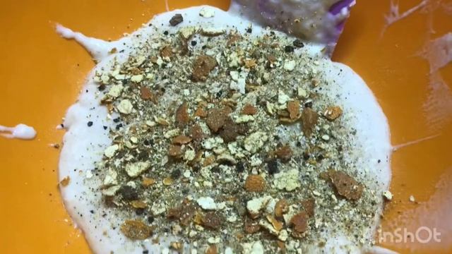 Пирог зебра с мандарином#пирог