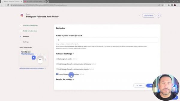 Instagram Followers Auto Follow - Auto follow the followers of an Instagram account