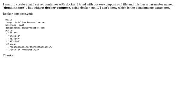 How to define domainname in a docker run command? смотреть онлайн