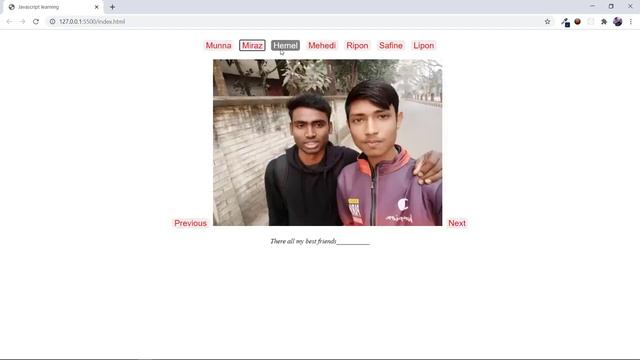 Image Slider With JavaScript || Learn With Motaleb|| смотреть онлайн