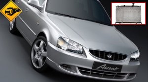 Хундай замена радиатора охлаждения!