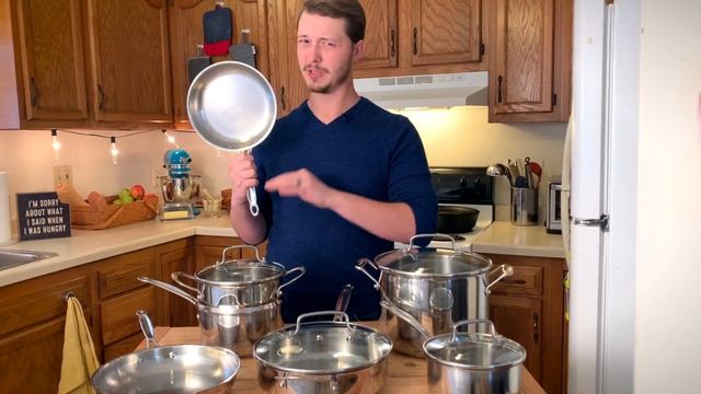 Best Cookware Set under $175 (2022) || Cuisinart Chef’s Classic Stainless 11-Piece Cookware Review смотреть онлайн
