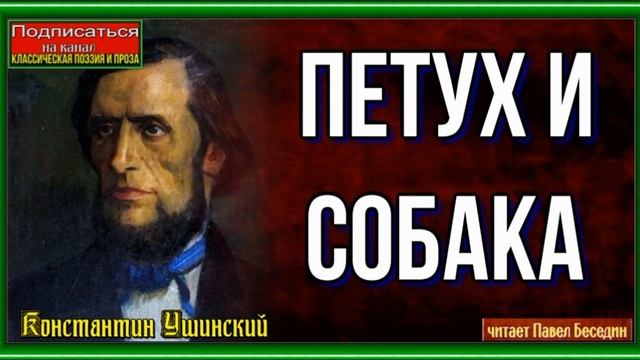 Петух да Собака —Константин Ушинский —читает Павел Беседин смотреть онлайн