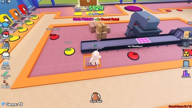 EN BÜYÜK DONUTLARI YAPTIM!! | Roblox Donut Factory Tycoon смотреть онлайн