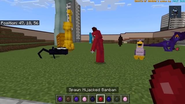 Garten of Banban chapters 3 addon for Minecraft pe смотреть онлайн
