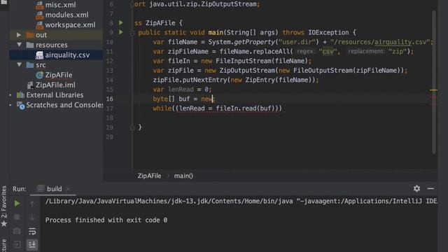 How to Zip a File in Java смотреть онлайн