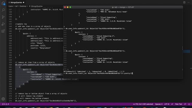 Mongo DB CRUD operations смотреть онлайн