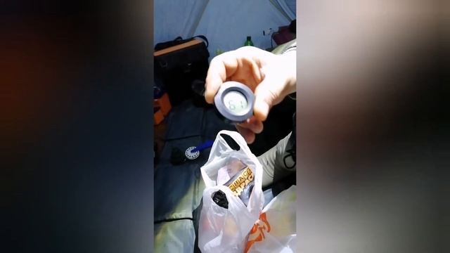 Зимняя рыбалка с ночёвкой на льду, Десногорск 2021г. смотреть онлайн