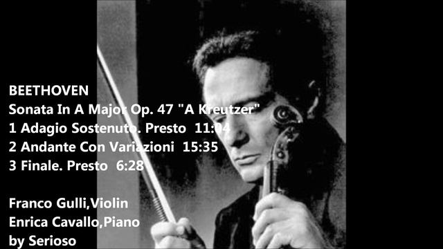 beethoven,violin sonata no 9, gulli смотреть онлайн