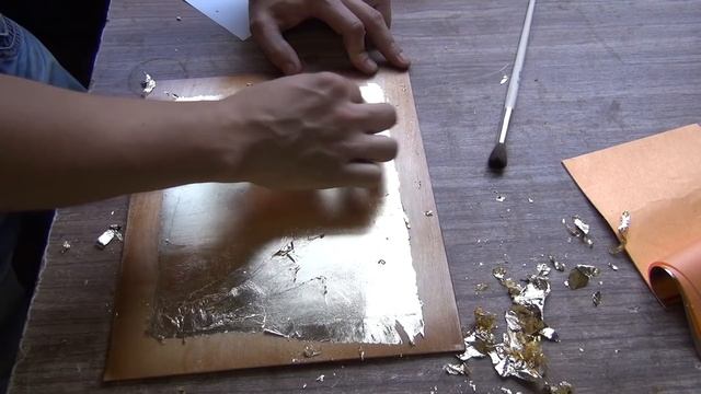 Золочение , работа поталью #2 смотреть онлайн