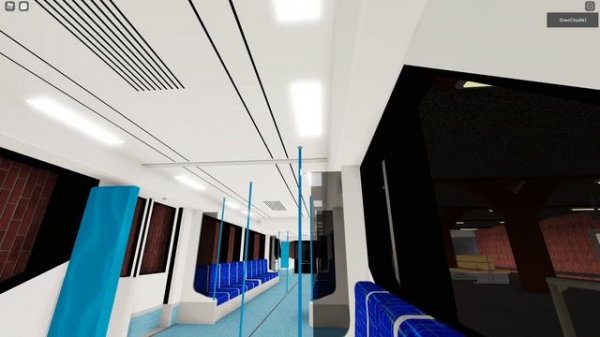 Крутая карта Robloxian Automatic Subway 2 (RAS2): Поездка по Yellowgreen line (Салатовая линия)