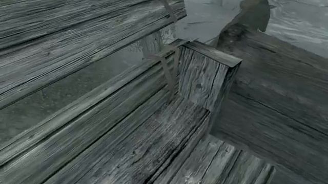 TESV. Skyrim. Треш с лошадью в начальной заставке смотреть онлайн