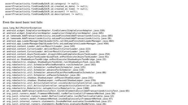 Use Robolectric to test Activity with Loader смотреть онлайн