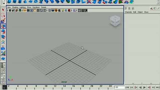Объекты в виде сетки в Autodesk Maya 2010 смотреть онлайн