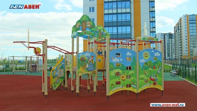 Готовое решение детской площадки в стиле Сказка №95 смотреть онлайн