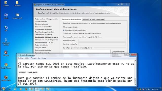 Instalacion de SQL Server 2008 Express. [ HD ] смотреть онлайн