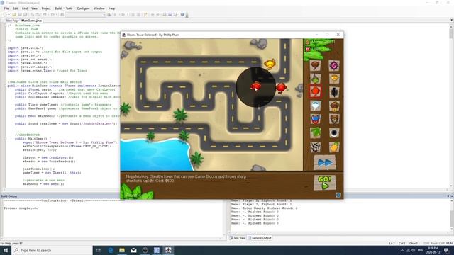 Bloons Tower Defense 5 Clone in Java смотреть онлайн
