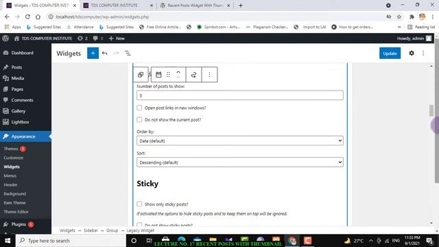 How to Show Recent Posts with Thumbnail Using Plugin in WordPress Step By Step Tutorial Urdu/Hindi смотреть онлайн