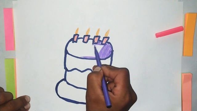 How to draw a cake? Как нарисовать торт? Tort chizish смотреть онлайн