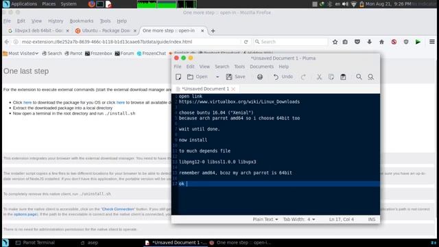 How to install Oracle VirtualBox 32bit/64bit on ubuntu, lnuxmint, parrot OS смотреть онлайн