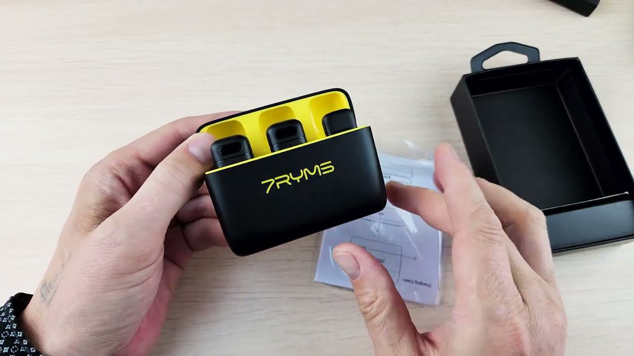 7RYMS Rimo S1 Беспроводной петличный микрофон - система из двух передатчиков, приёмника и кейса смотреть онлайн