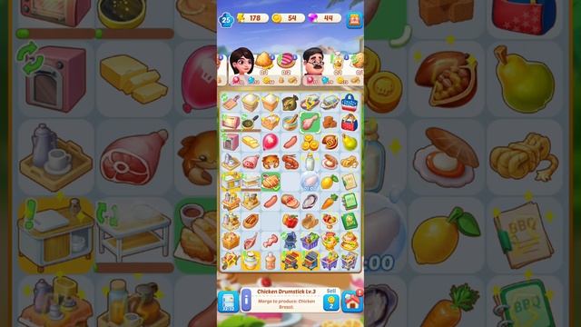 Merge Cooking: Theme Restaurant Gameplay Part 53