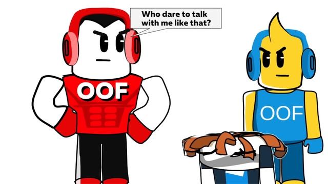 OLD OOF SOUND VS NEW OOF SOUND ON ROBLOX смотреть онлайн