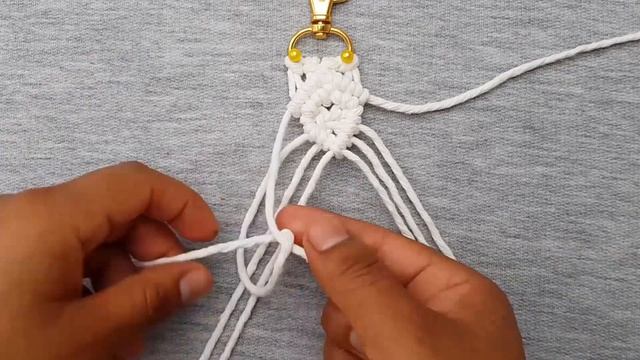 DIY  LLAVERO En MACRAMÉ  (paso A Paso) PRINCIPIANTES | DIY Macrame Keychains Tutorial For Beginners
