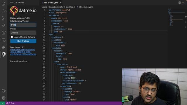 Find Kubernetes Misconfigurations While Coding With Datree's VS Code Extension смотреть онлайн