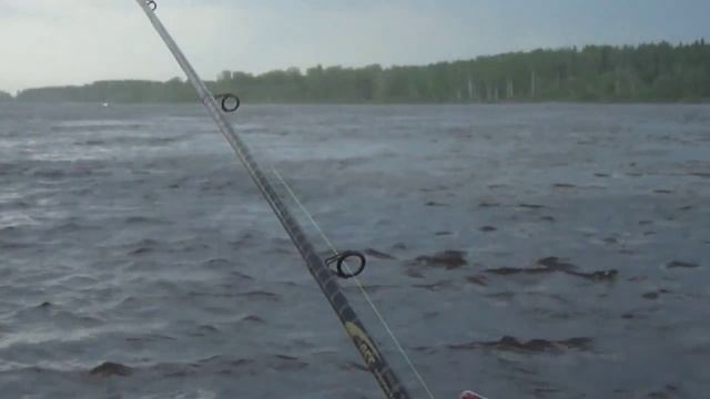 Гроза и шквал на реке. Thunderstorm On The River.