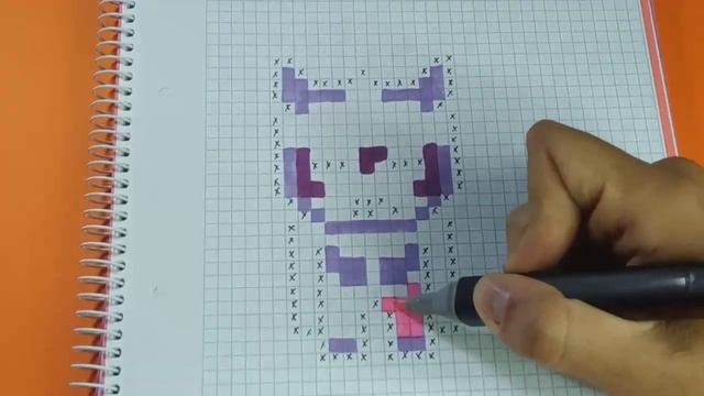 Como hacer a SANDY de BRAWL STARS | Pixel Art смотреть онлайн