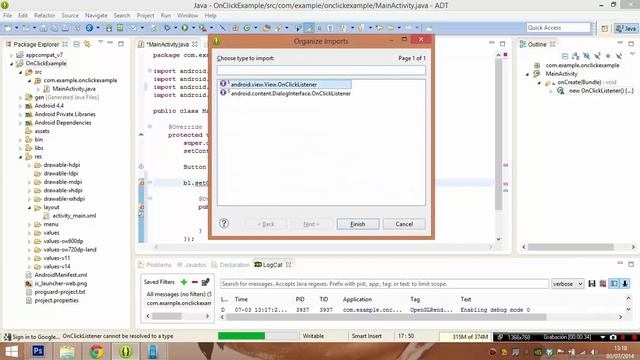 ANDROID APP DEVELOPERS TUTORIAL ESPAÑOL 1 ONCLICK Y TOAST смотреть онлайн