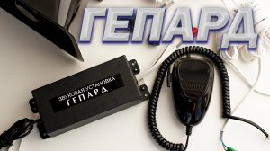 СГУ Гепард с микрофоном