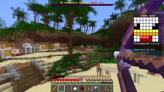 САМАЯ ДЕРЗКАЯ КУРИЦА - Minecraft FarmHunt смотреть онлайн