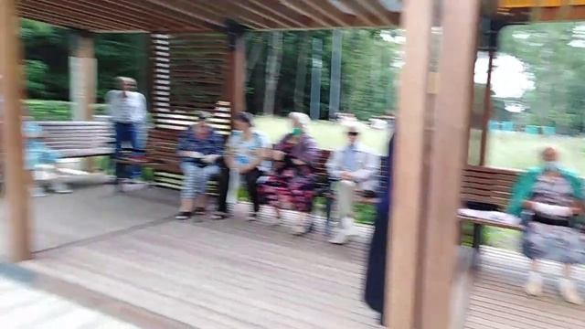 Парк Кузьминки танцы и песни под гармонь 28.06.20 смотреть онлайн