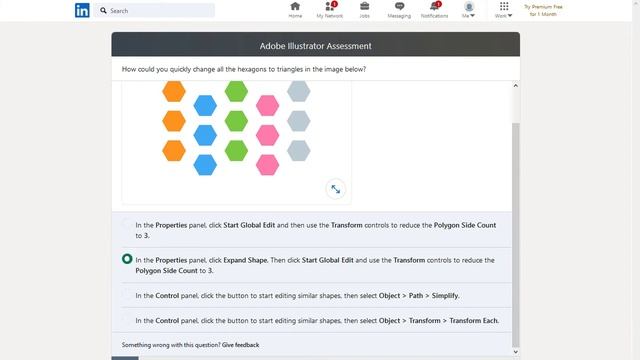 LinkedIn Adobe Illustrator Assessment Test смотреть онлайн