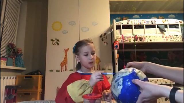 Папье маше Земной шар смотреть онлайн