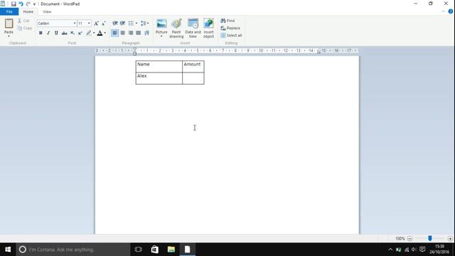 How to Create a Table in WordPad смотреть онлайн