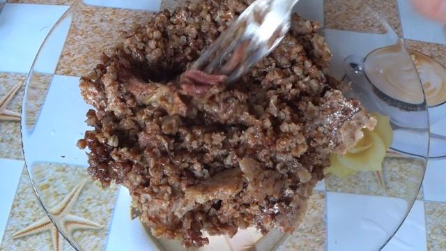 Консерва! Каша гречневая с говядиной ГОСТ 340 гр. "Русская ресурсная компания - Сибирь" смотреть онлайн