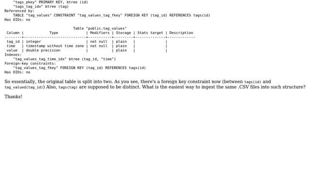 Databases: Importing CSV into multiple tables using PostgreSQL смотреть онлайн