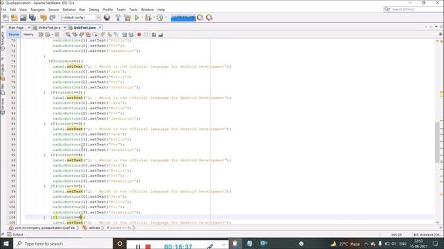 How to Make a Quiz Application Using Java? | Java Project | GeeksforGeeks смотреть онлайн