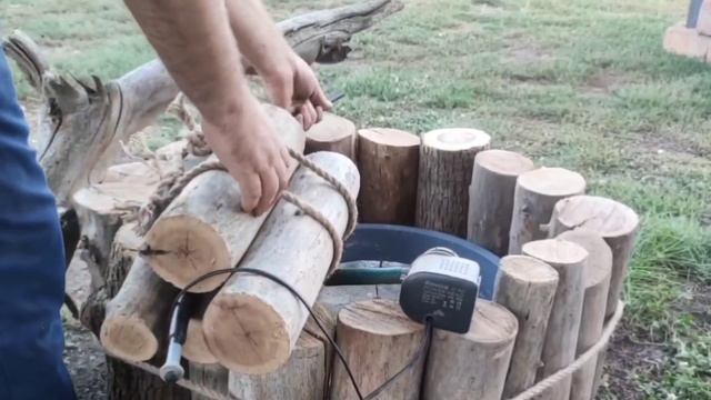 Жена в Восторге от этой Поделки!!! Сделал за 30 минут из Дров и Тазика. смотреть онлайн