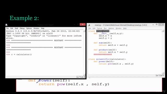 15 Python Inheritance Example 2 смотреть онлайн