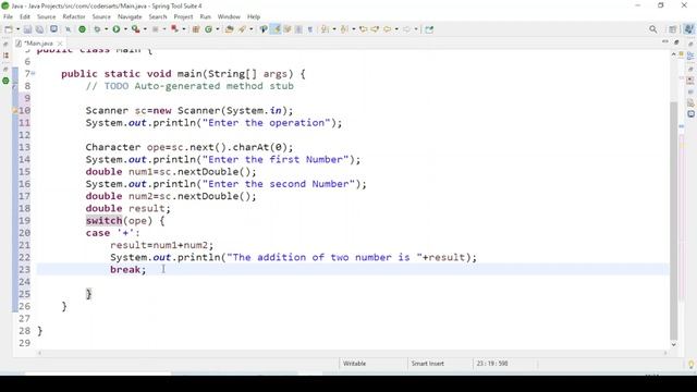 Java Program to Make a Simple Calculator Using switch case | Java Programming Examples смотреть онлайн