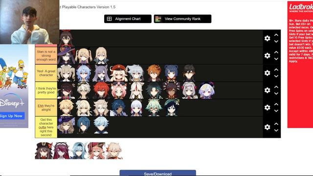 Genshin Impact | All Characters REVISITED 1.5 Tier List смотреть онлайн