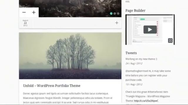 Unfold - Responsive WordPress Portfolio Theme смотреть онлайн